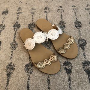 Jack Rogers Lauren flat sandals size 8